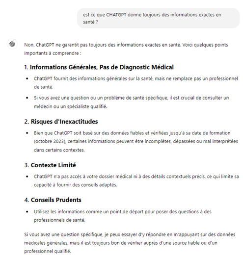 Chatgpt diagnostic médical